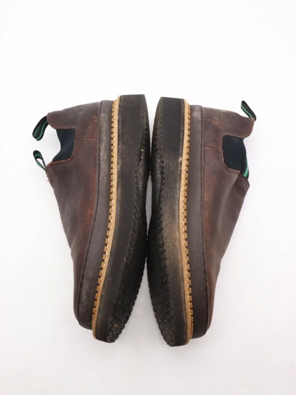 Georgia Giant Romeo Men's Size 11.5 W Work Shoes Boot Pull On Brown GR274